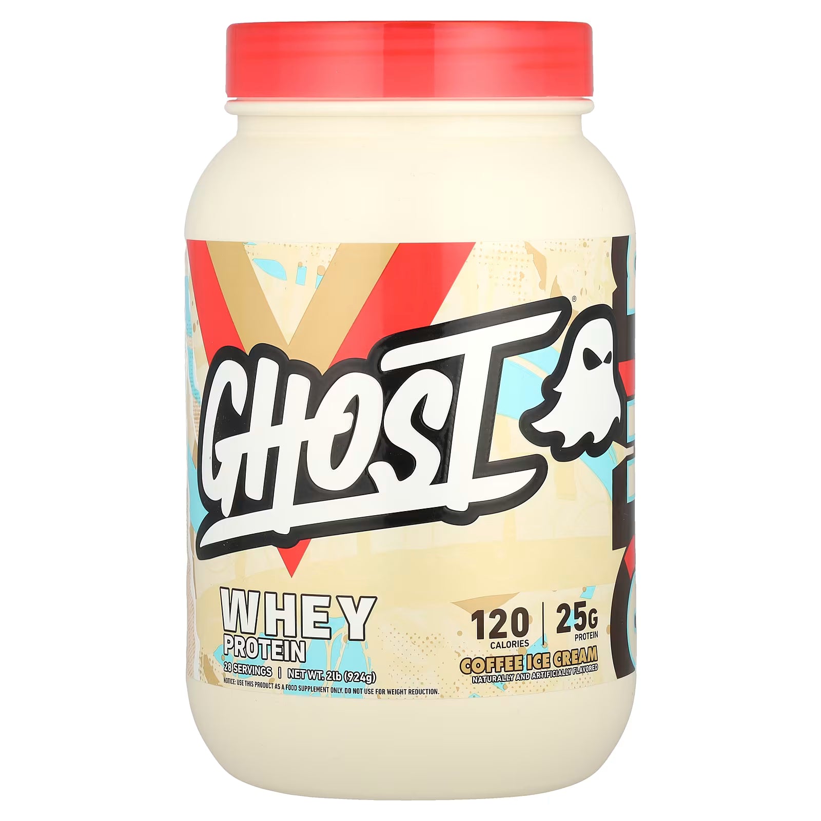 Whey-Coffee Ice Cream 2lb, 28srv